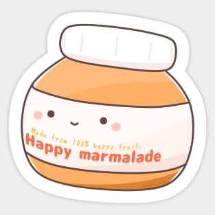 Happy Marmalade Sticker